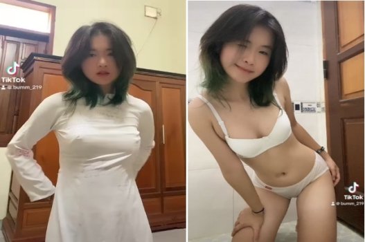 Nữ sinh ngực bự bị bạn chịch ướt nhẹp